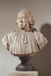 Buste en portrait du chanoine Alexandre-Gui Pingré (1711-96) (terre cuite)